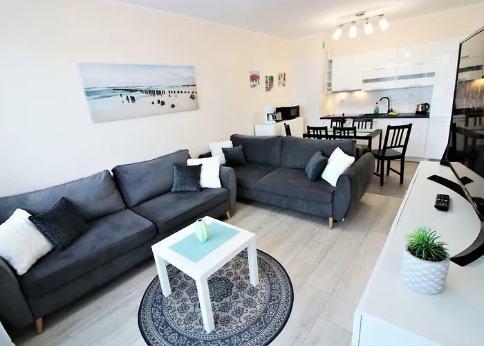 Superior Pastelowy Przy Plazy Apartment Kolberg