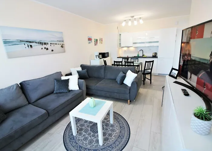 Superior Pastelowy Przy Plazy Apartment Kolberg